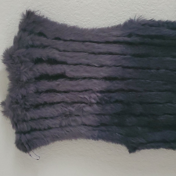 Karen Klein Grey Fur  vest, Sz M NWOT - Picture 5 of 9